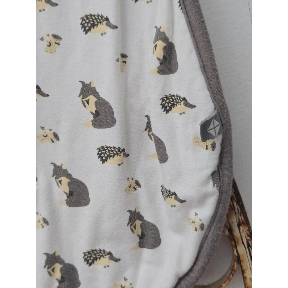 KYTE Baby HTF Sleep Sack Swaddle Wearable‎ Blanket Fox Hedgehog Print Sleeveless